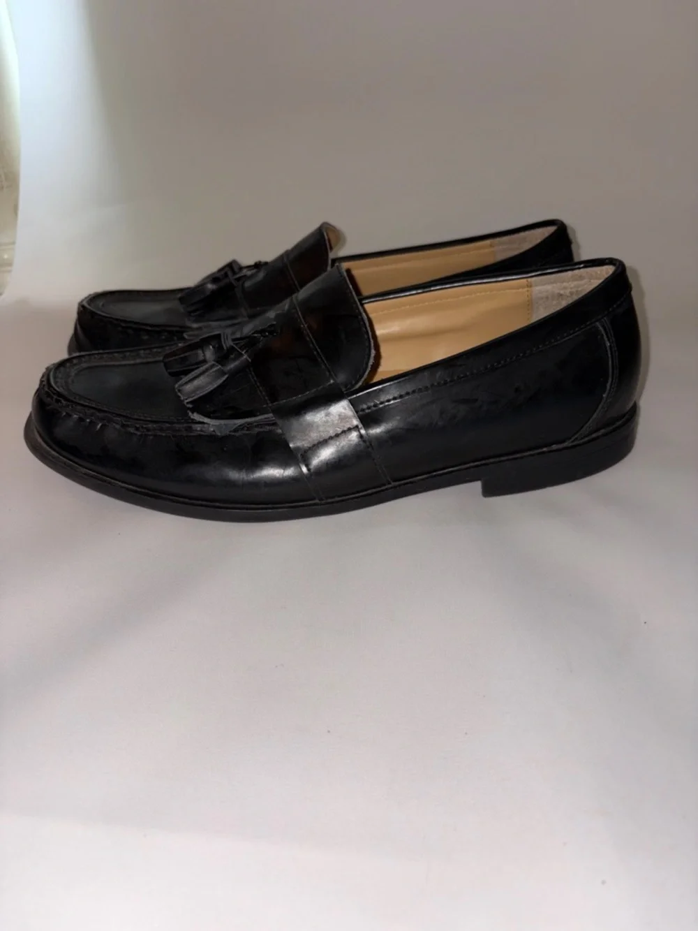 Nunn‎ Bush Black Leather Tassel Keaton Kiltie Loafers - Men Size 12